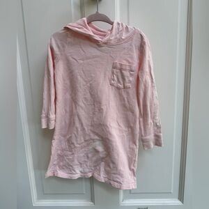 Vineyard Vines 3T Girls Pink Hooded Sweatshirt Blouse with 3/4 Sleeves